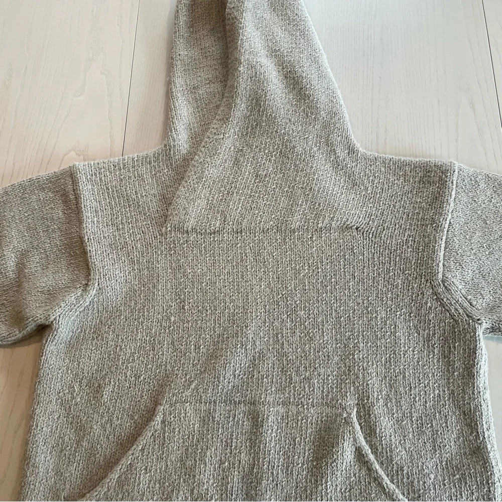 Lauren Manoogian Alpaca Wool Hand Loomed Sweater Hoodie Peru XS